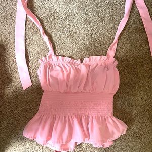 Light Pink Tie Shirt